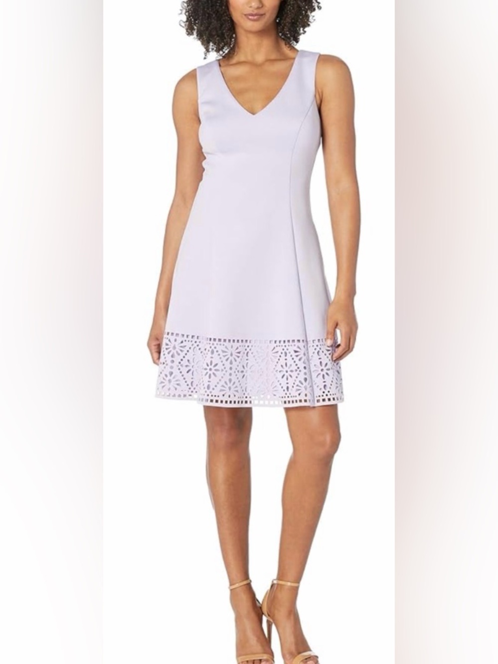 Vince Camuto Laser Cutout Dress, Size 8